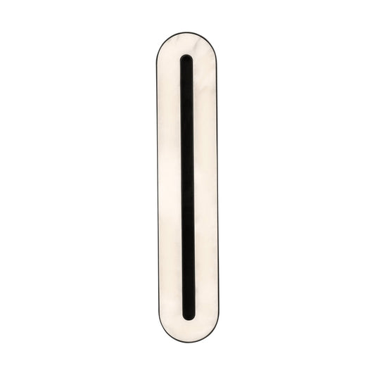 Visual Comfort Wyllis 24In Integrated Led Alabaster Wall Sconce Bronze