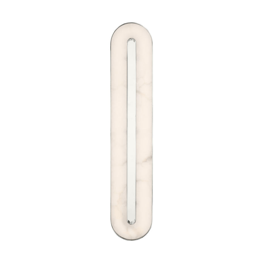 Wyllis 24In Integrated LED Alabaster Wall Sconce by Visual & Comfort & Co