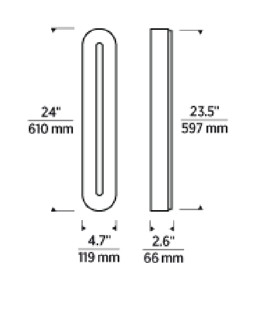 Visual Comfort Wyllis 24In Integrated Led Alabaster Wall Sconce 