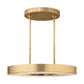 Visual Comfort Wyllis 24 Round Led Alabaster Chandelier Bronze