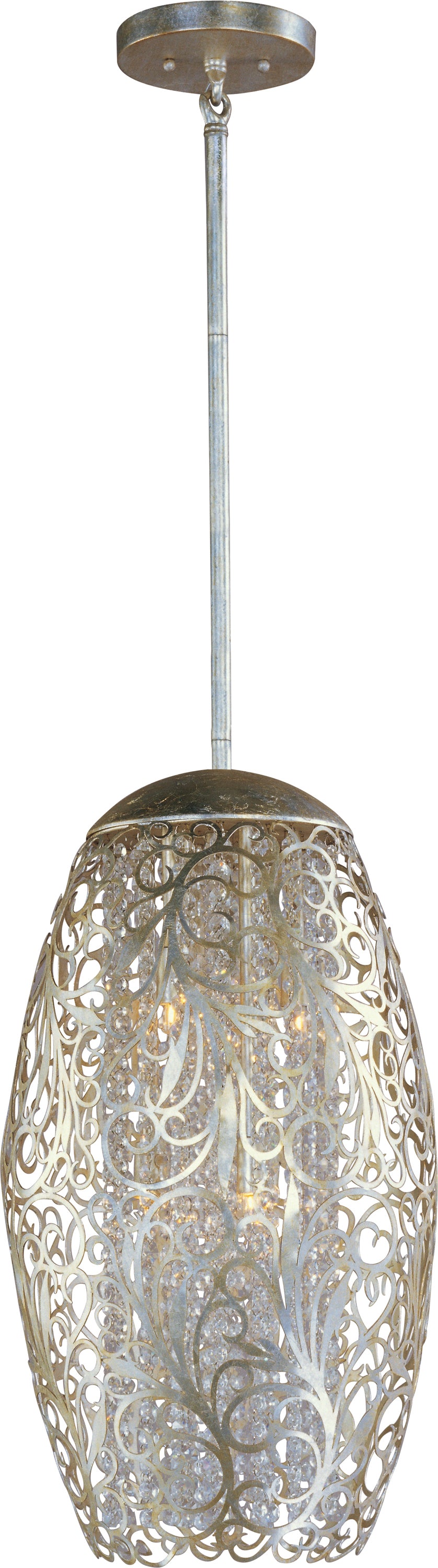 Arabesque 6-Light Pendant Golden Silver by Maxim Lighting