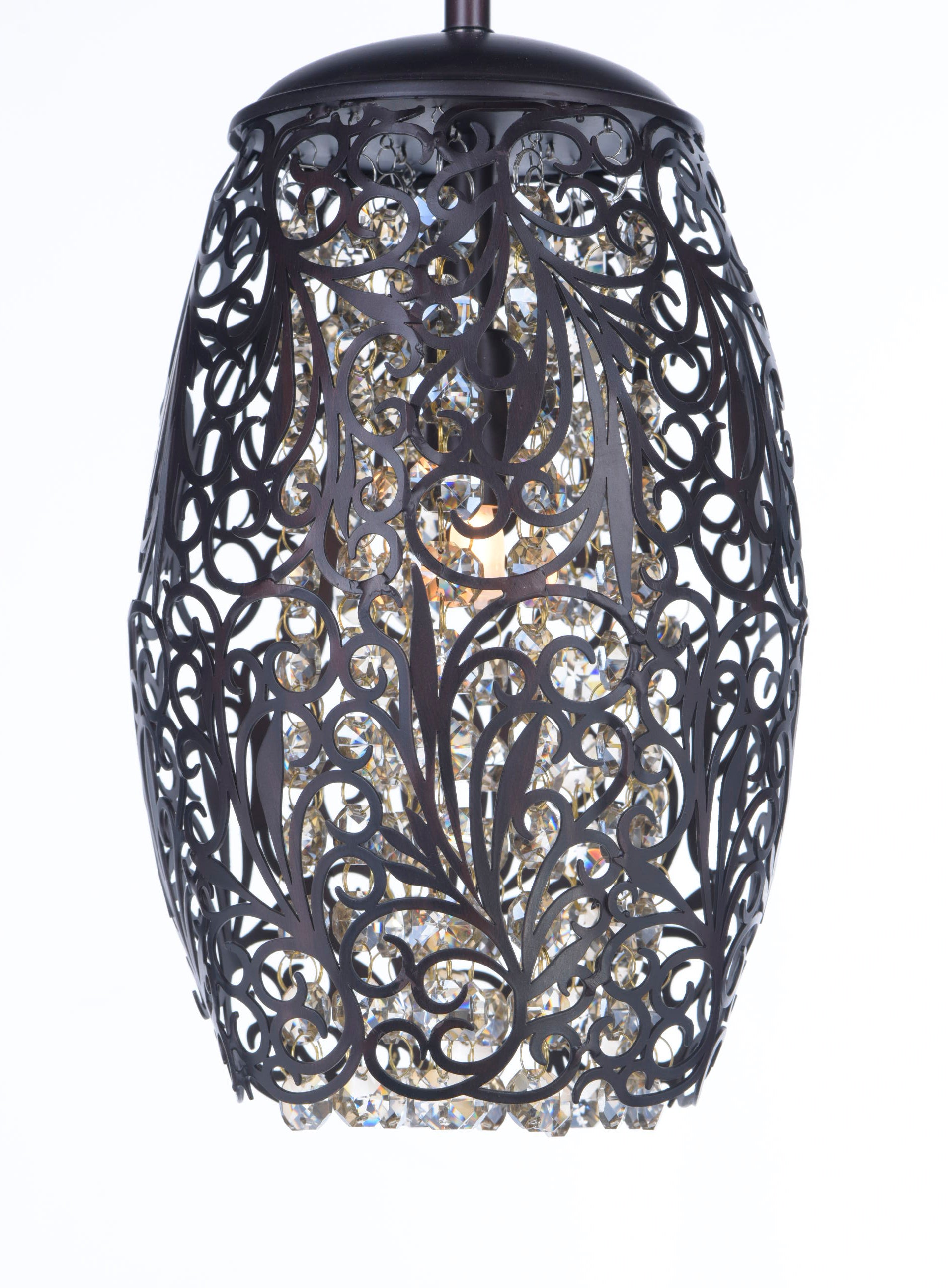Arabesque Mini Pendant Golden Silver by Maxim Lighting