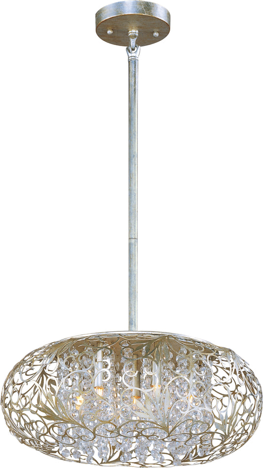 Arabesque 7-Light Pendant Golden Silver by Maxim Lighting