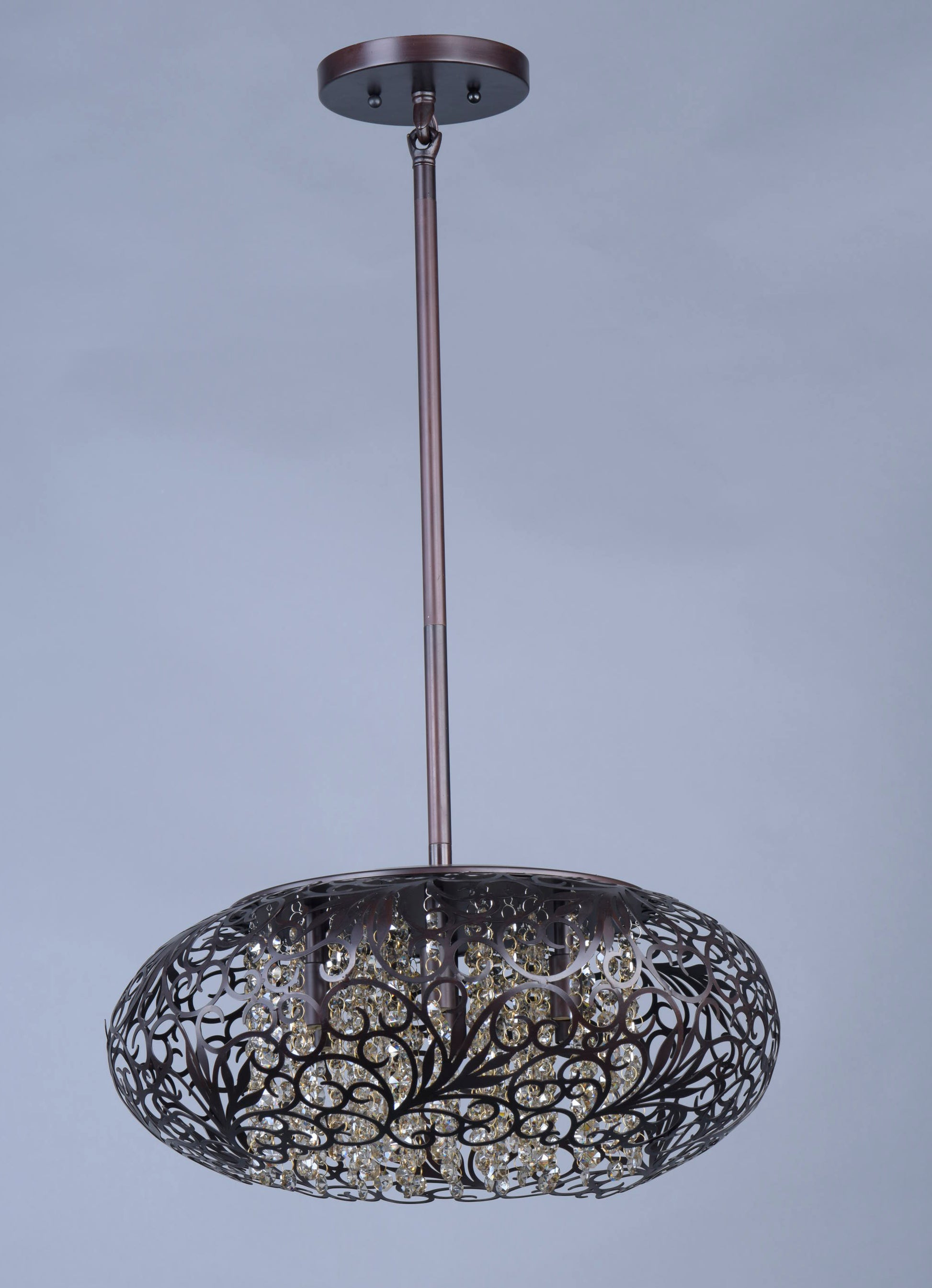 Arabesque 7-Light Pendant Golden Silver by Maxim Lighting