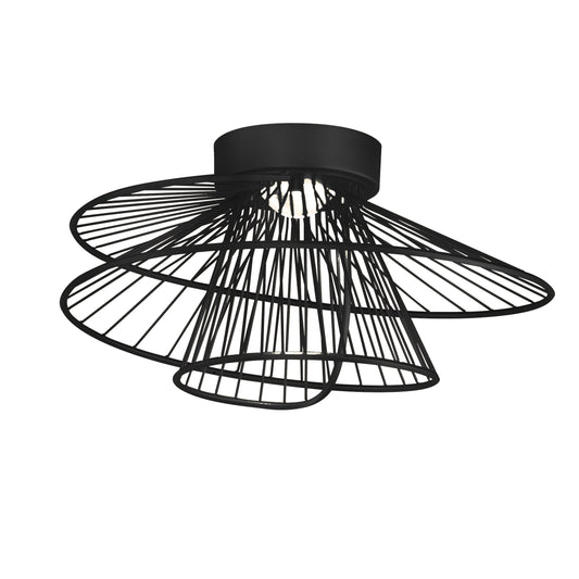 Zeta LED Flush Mount Black by Maxim Lighting