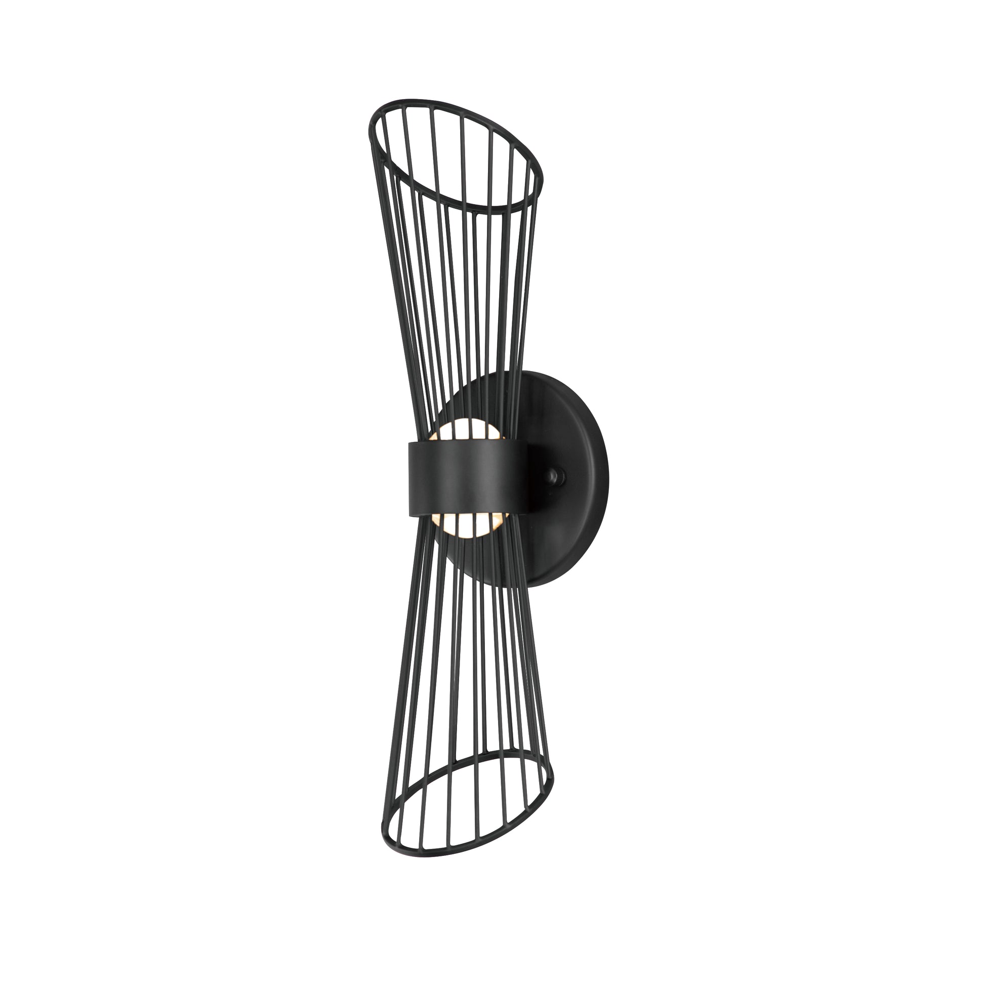 Zeta LED Wall Sconce Black by Maxim Lighting