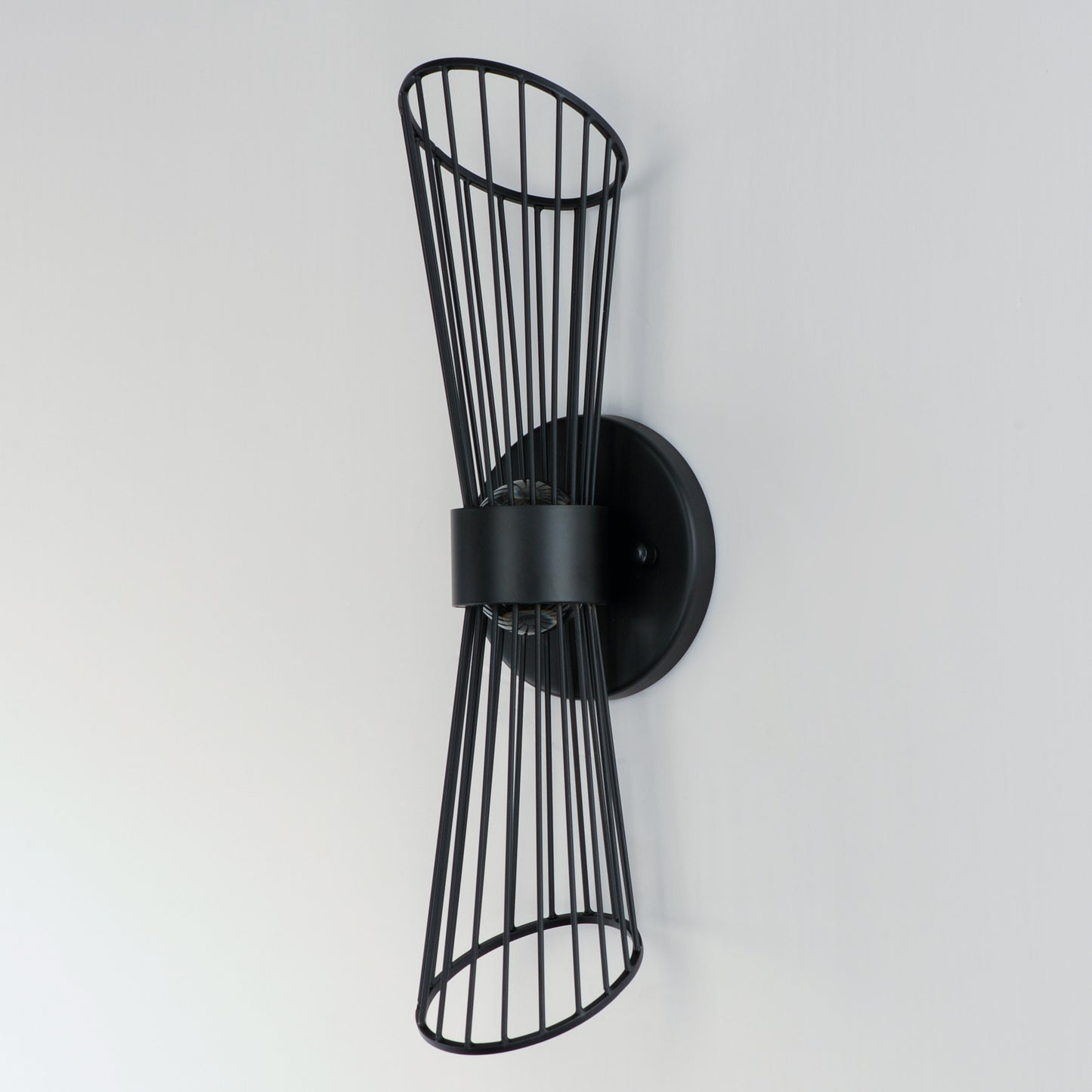 Zeta LED Wall Sconce Black by Maxim Lighting