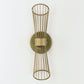 Zeta LED Wall Sconce Natural Aged Brass by Maxim Lighting