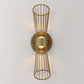 Zeta LED Wall Sconce Natural Aged Brass by Maxim Lighting
