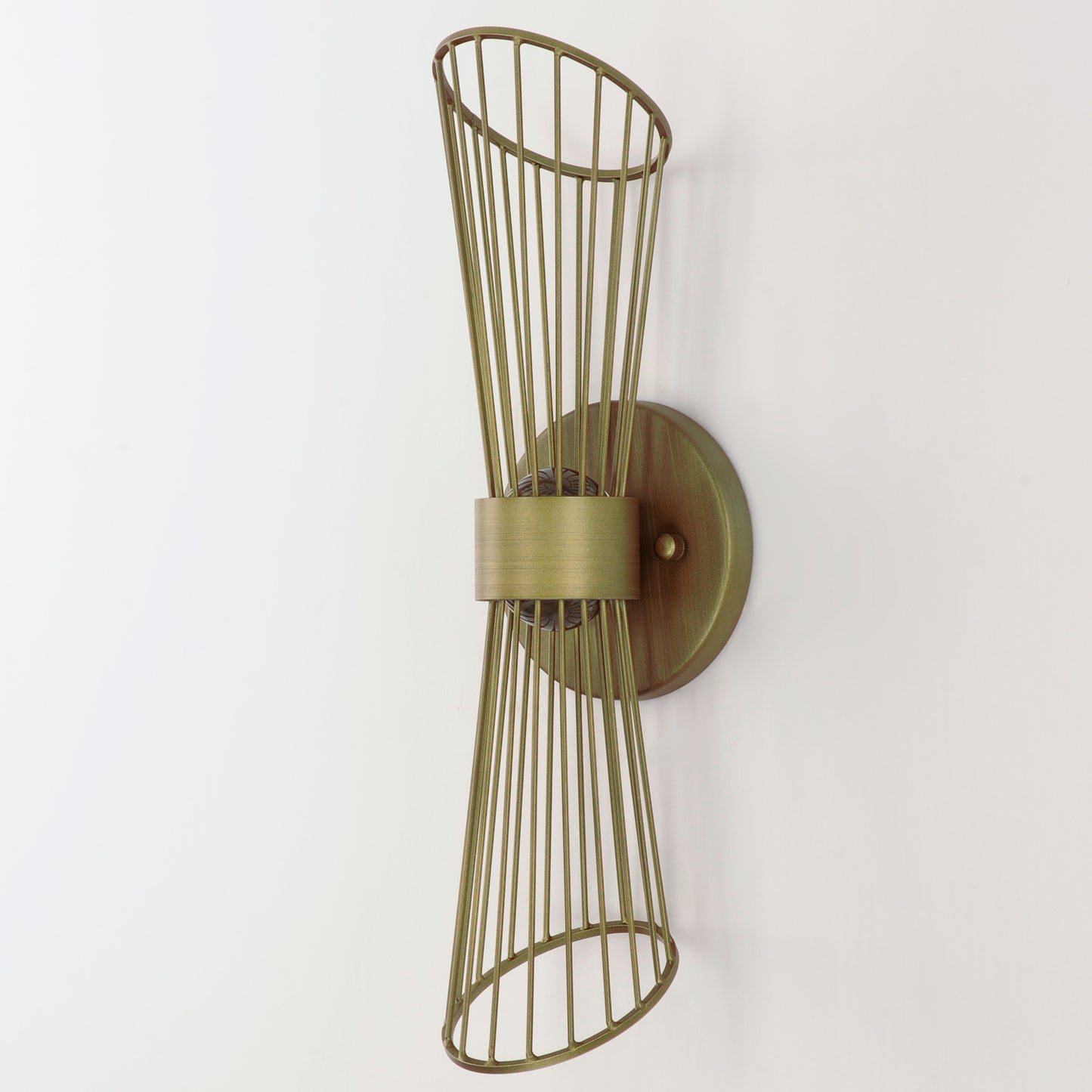 Zeta LED Wall Sconce Natural Aged Brass by Maxim Lighting