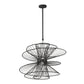 Zeta Large LED Pendant Black by Maxim Lighting