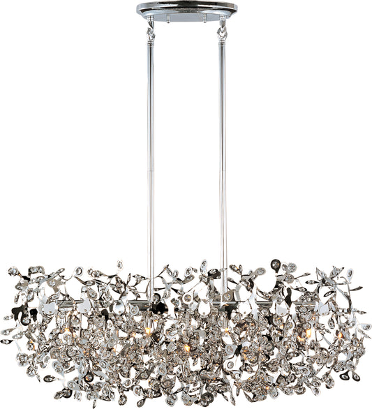 Comet 7-Light Linear Pendant Polished Chrome by Maxim Lighting