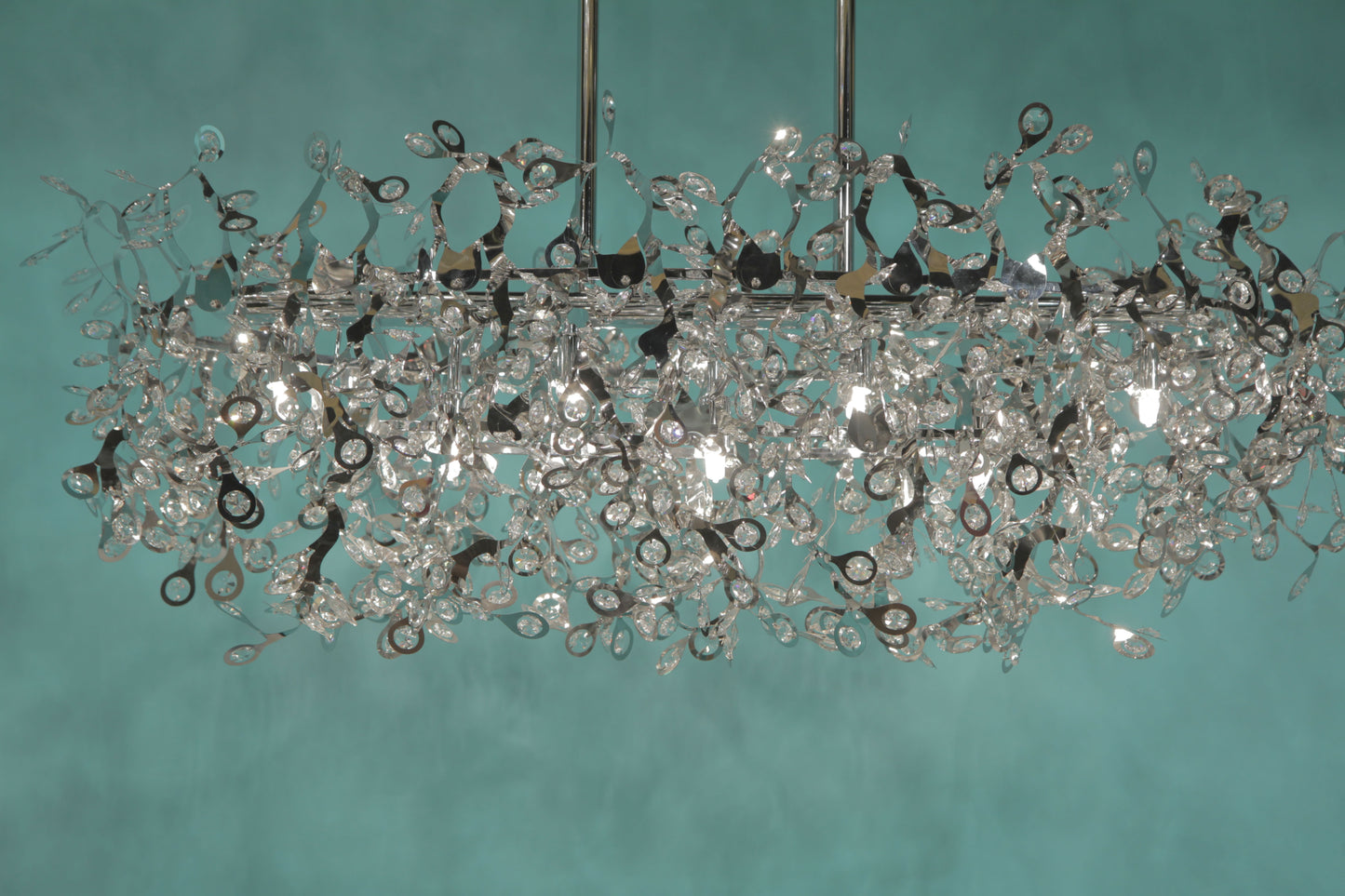 Comet 7-Light Linear Pendant Polished Chrome by Maxim Lighting