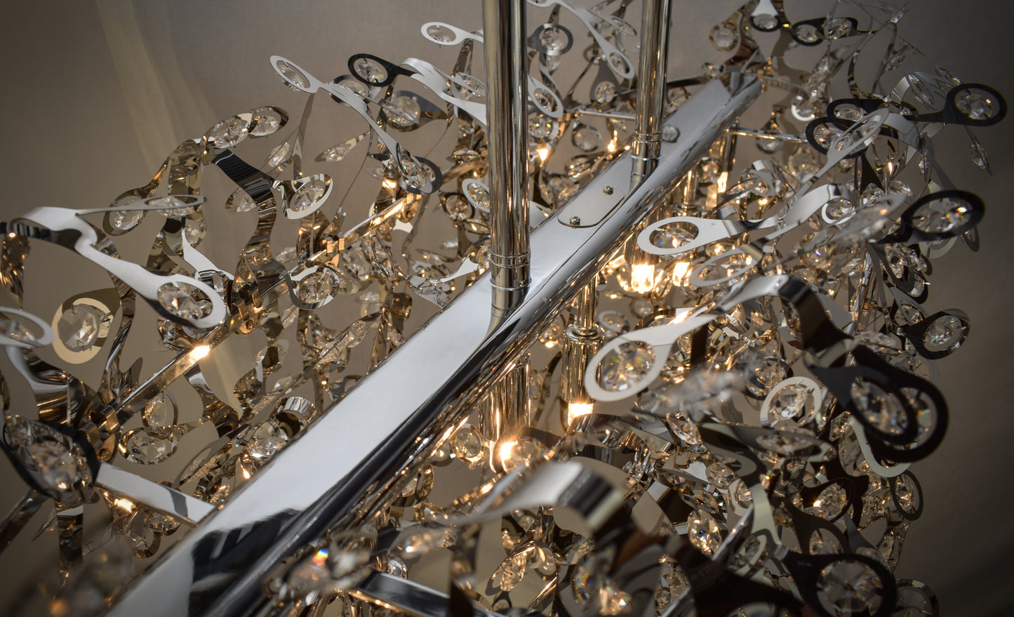 Comet 7-Light Linear Pendant Polished Chrome by Maxim Lighting