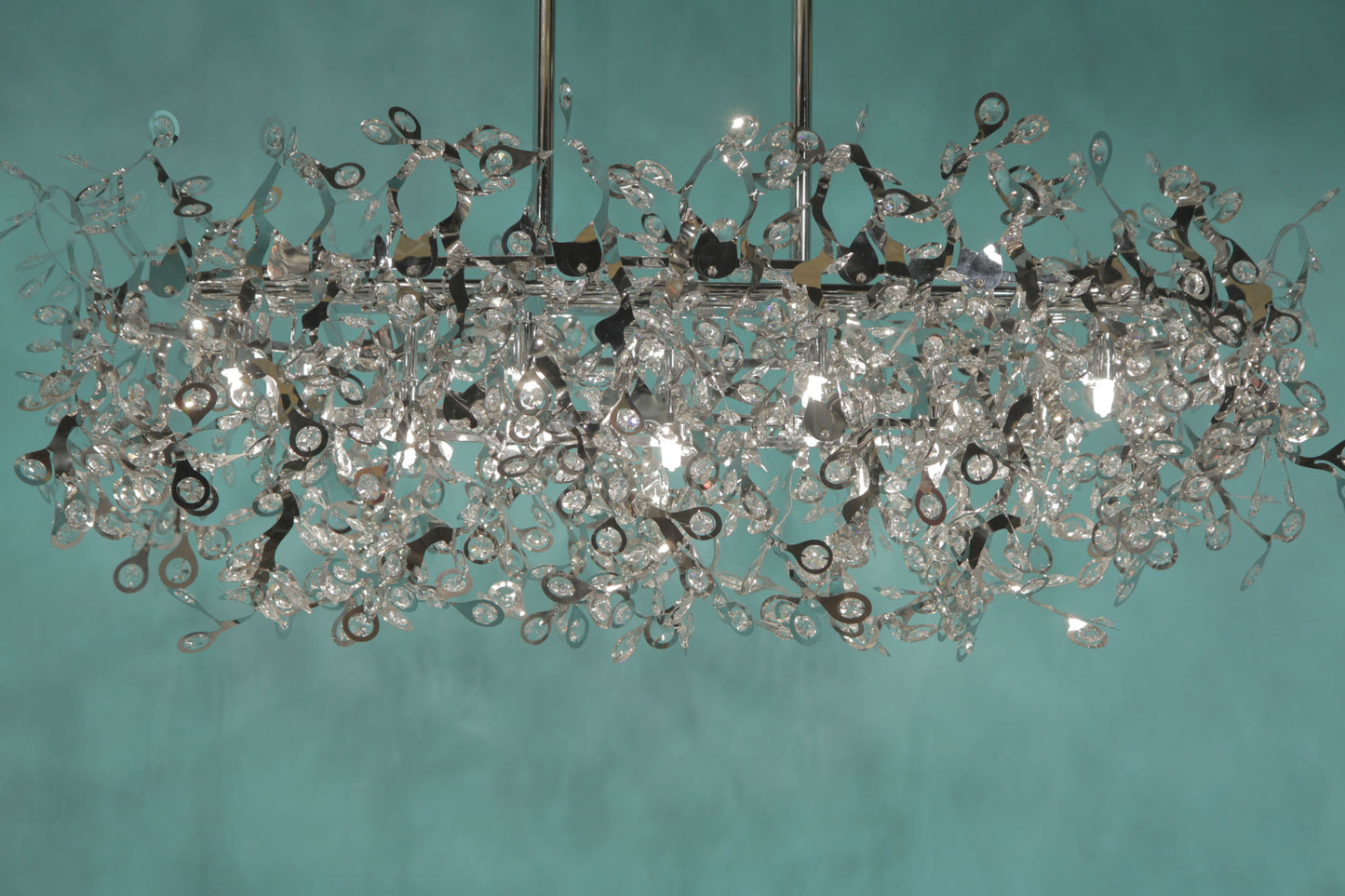 Comet 7-Light Linear Pendant Polished Chrome by Maxim Lighting