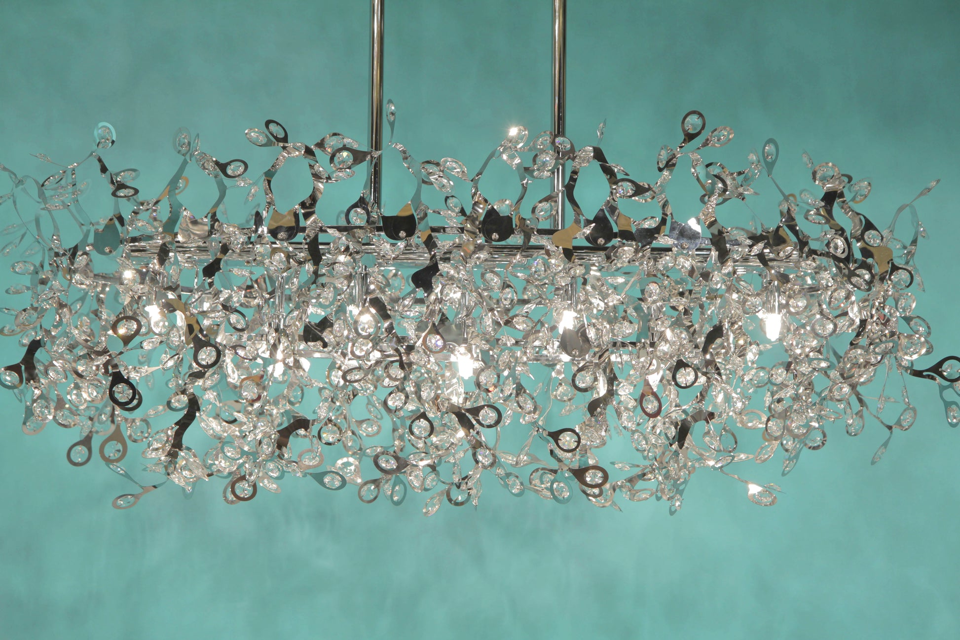 Comet 7-Light Linear Pendant Polished Chrome by Maxim Lighting
