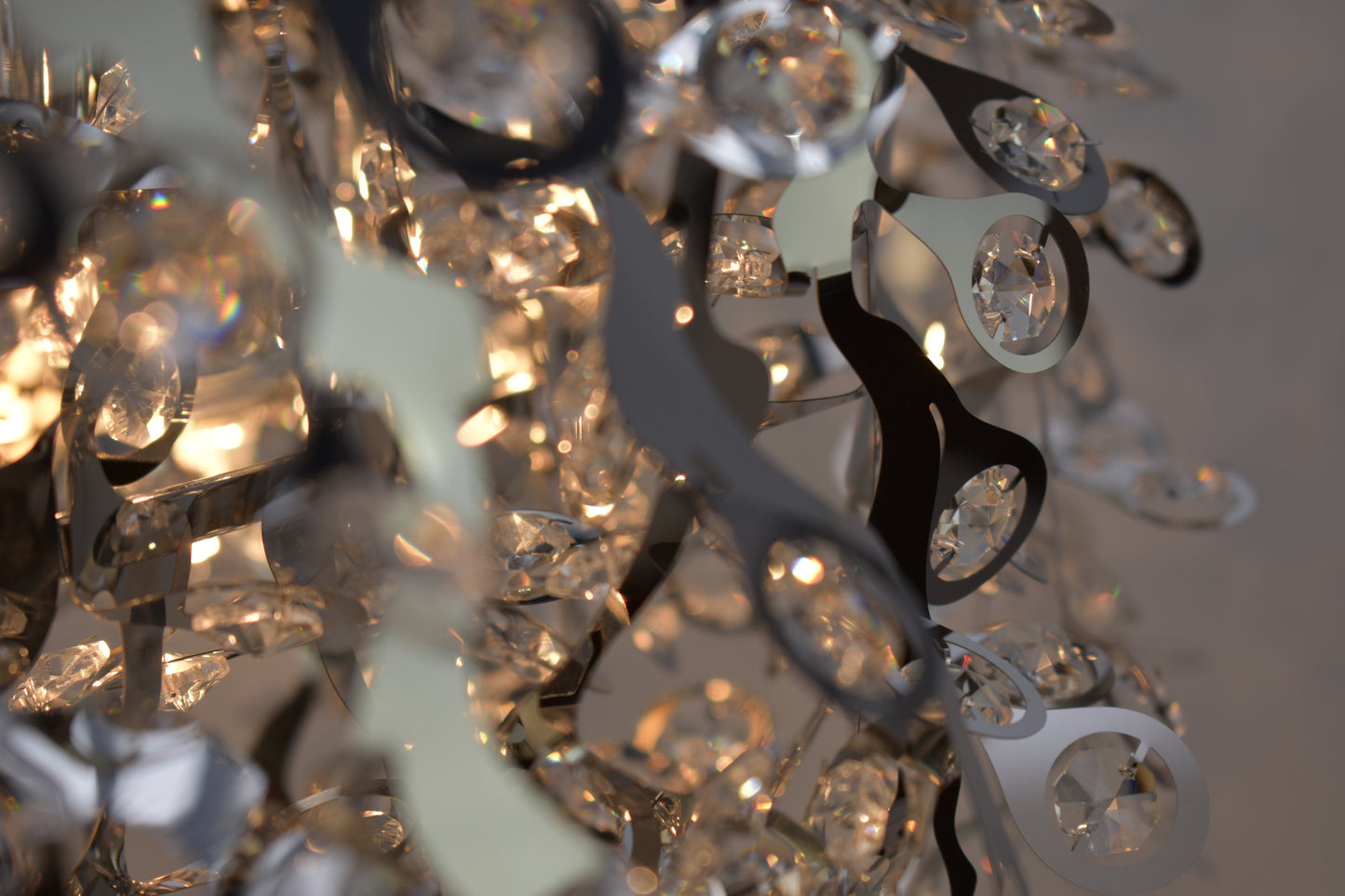 Comet 35" Crystal Pendant Polished Chrome by Maxim Lighting