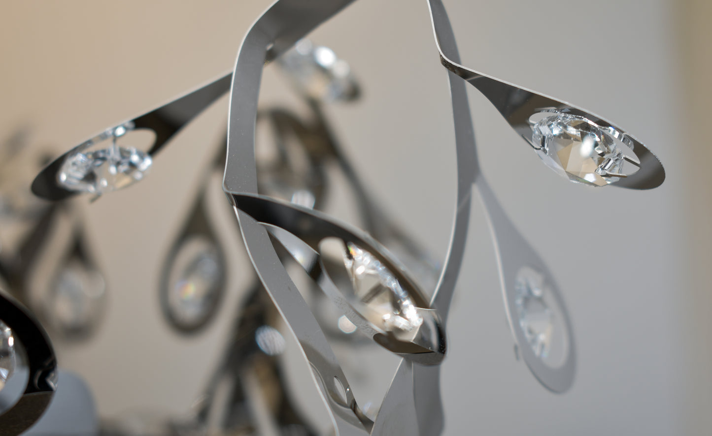 Comet 35" Crystal Pendant Polished Chrome by Maxim Lighting