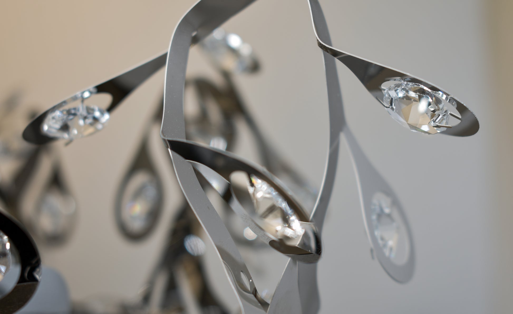 Comet 35" Crystal Pendant Polished Chrome by Maxim Lighting
