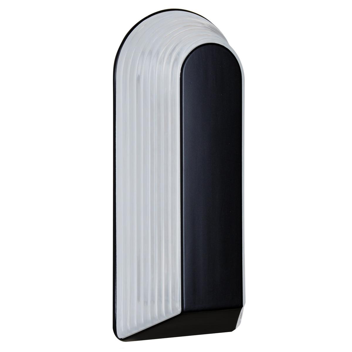 Besa Costaluz 2433 wall sconce option – Black / Frosted inside