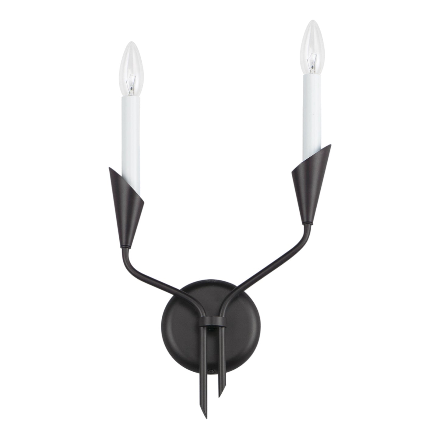 Calyx 2-Light Sconce Black by Maxim Lighting