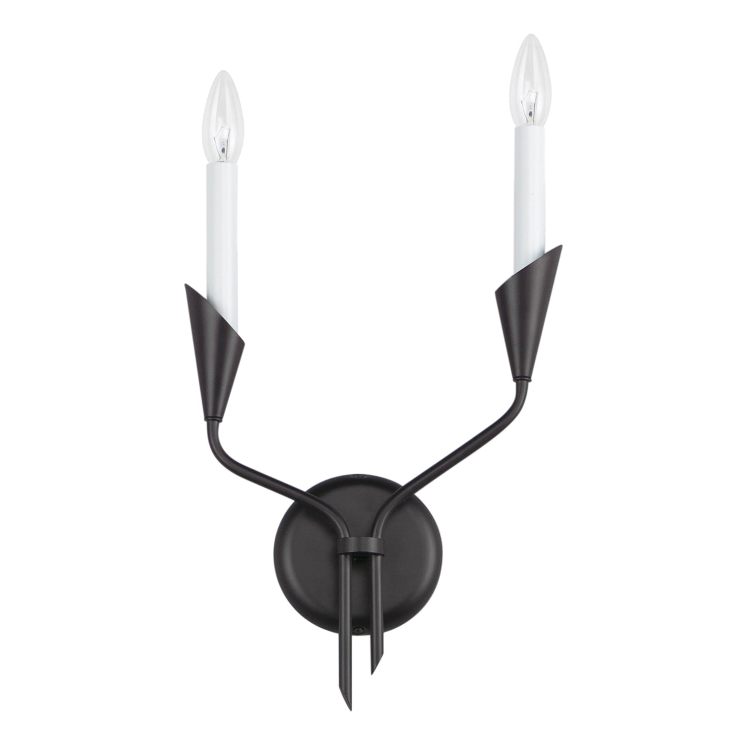 Calyx 2-Light Sconce Black by Maxim Lighting