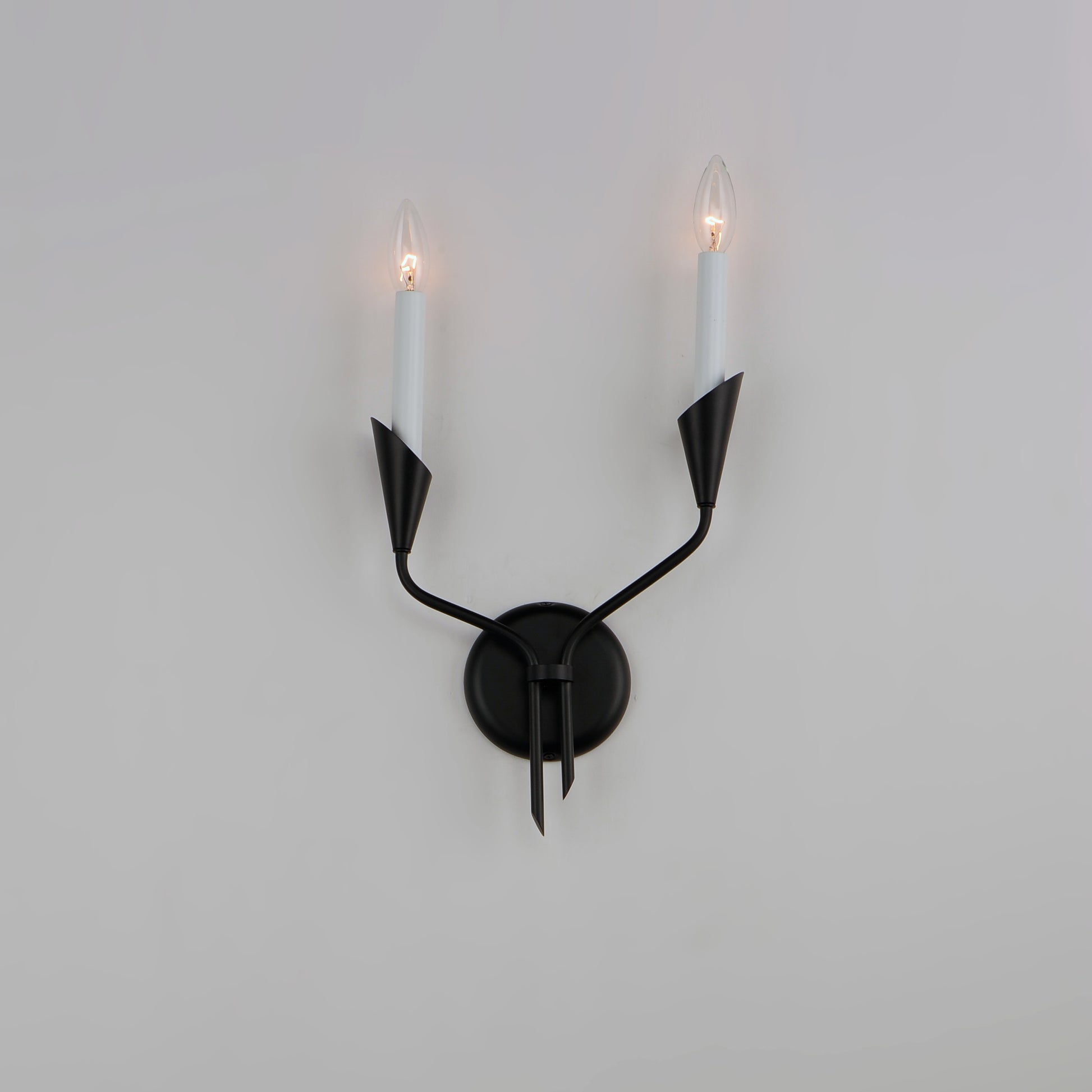 Calyx 2-Light Sconce Black by Maxim Lighting