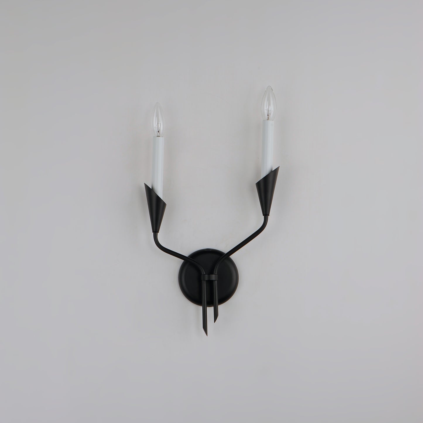 Calyx 2-Light Sconce Black by Maxim Lighting