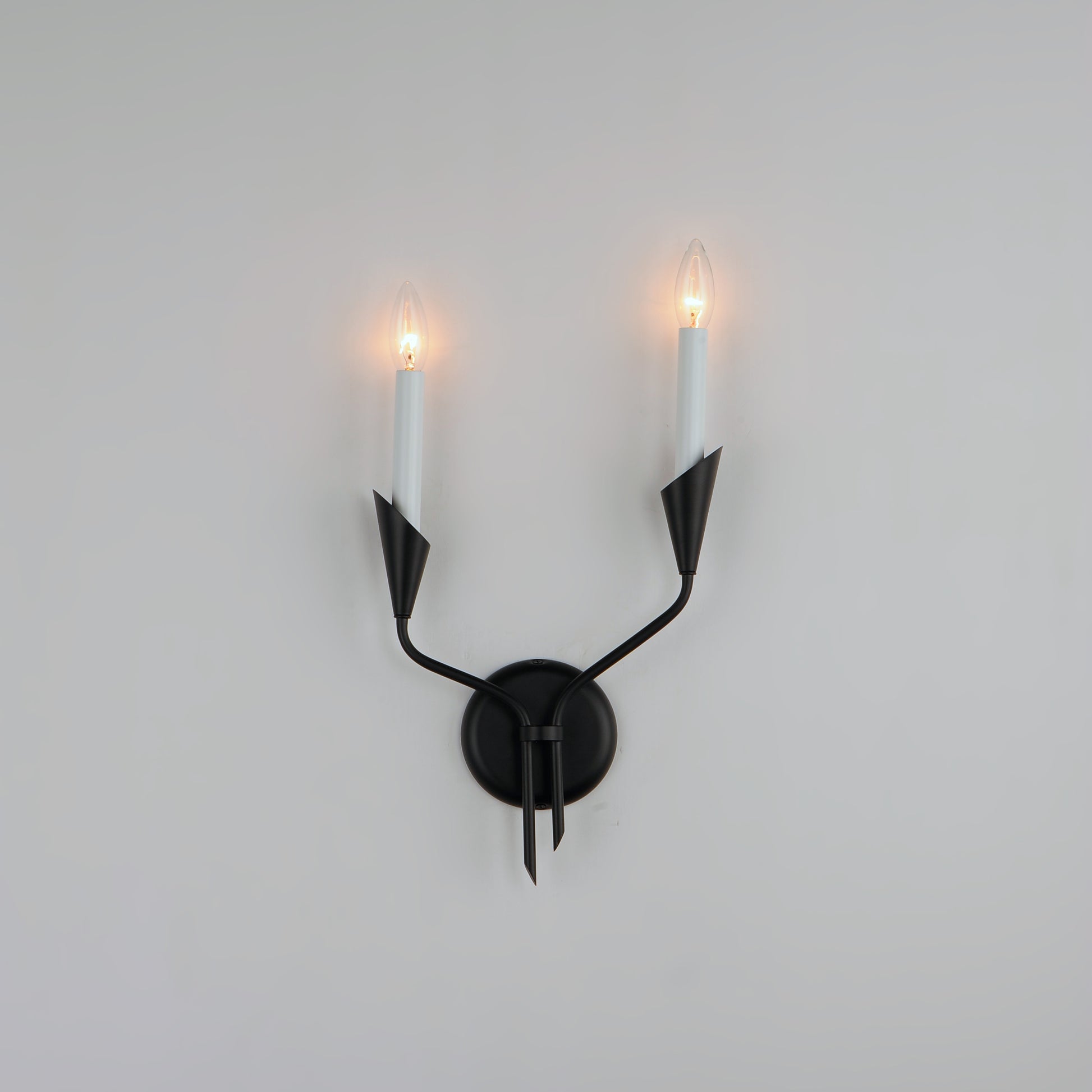 Calyx 2-Light Sconce Black by Maxim Lighting