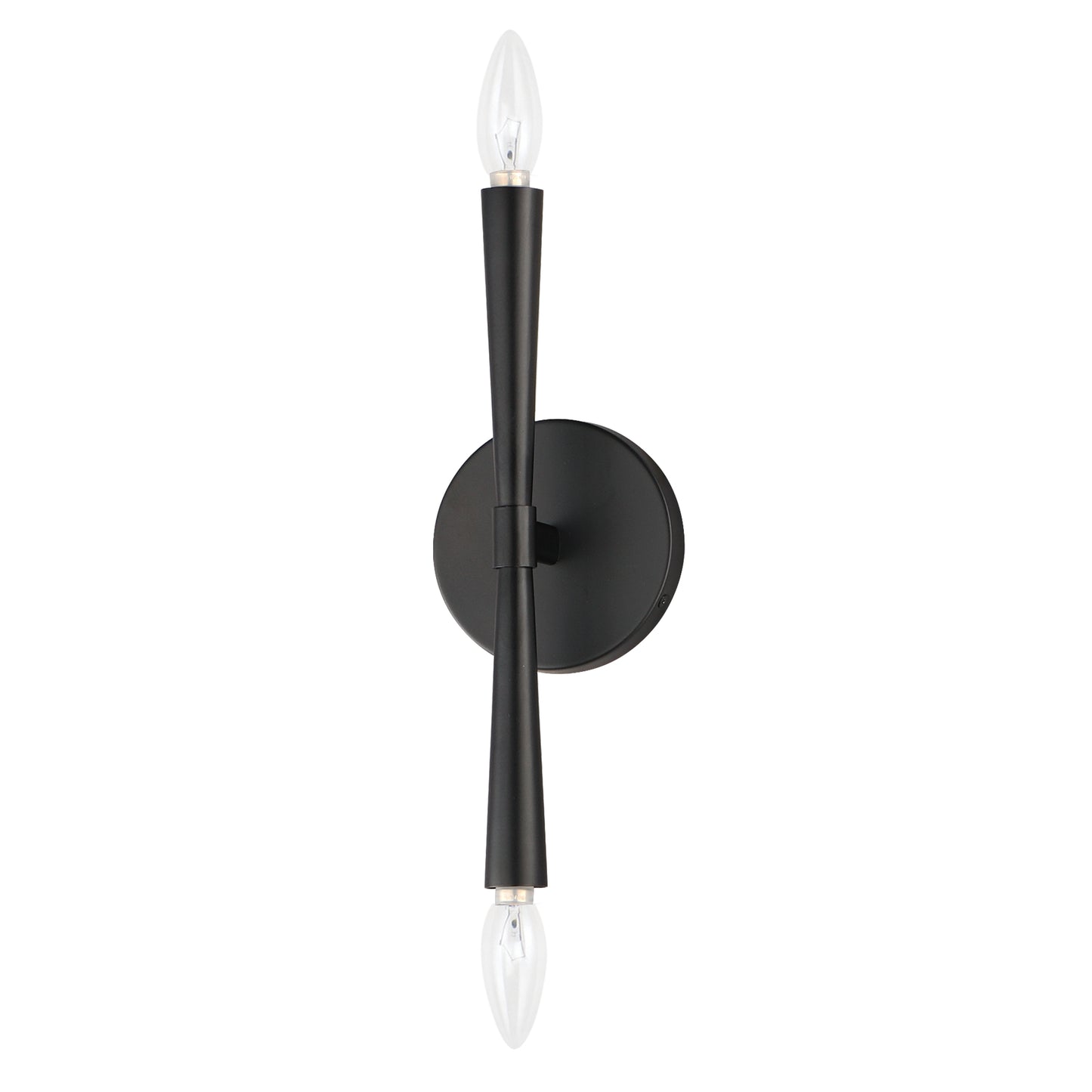 Rome 2-Light Wall Sconce Black by Maxim Lighting