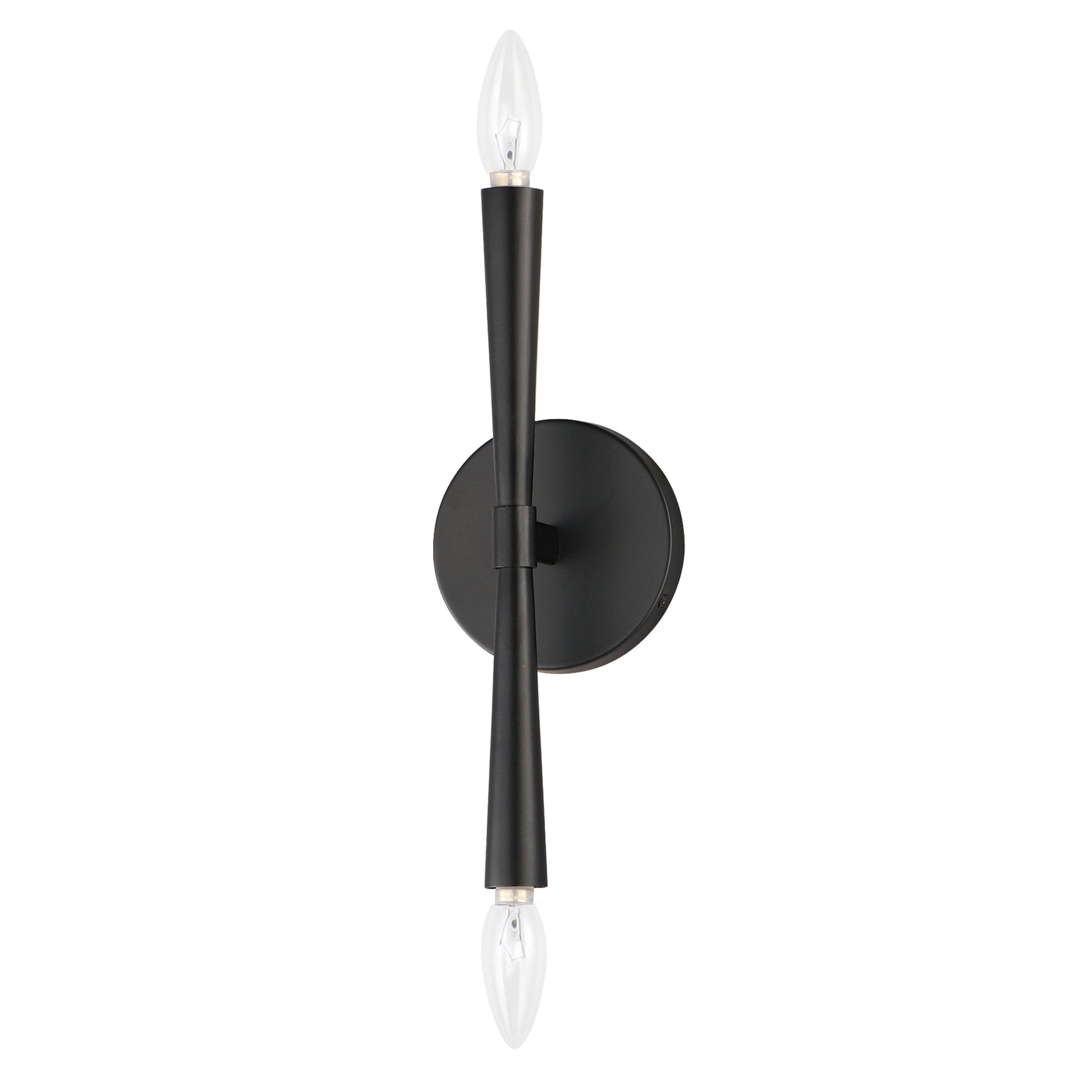 Rome 2-Light Wall Sconce Black by Maxim Lighting