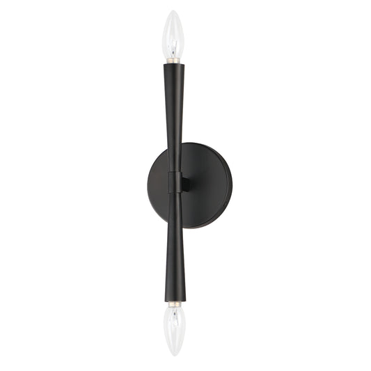 Rome 2-Light Wall Sconce Black by Maxim Lighting