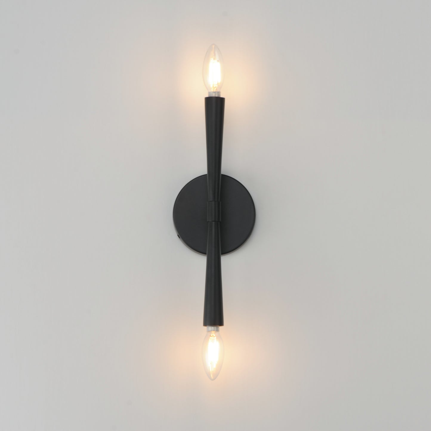 Rome 2-Light Wall Sconce Black by Maxim Lighting