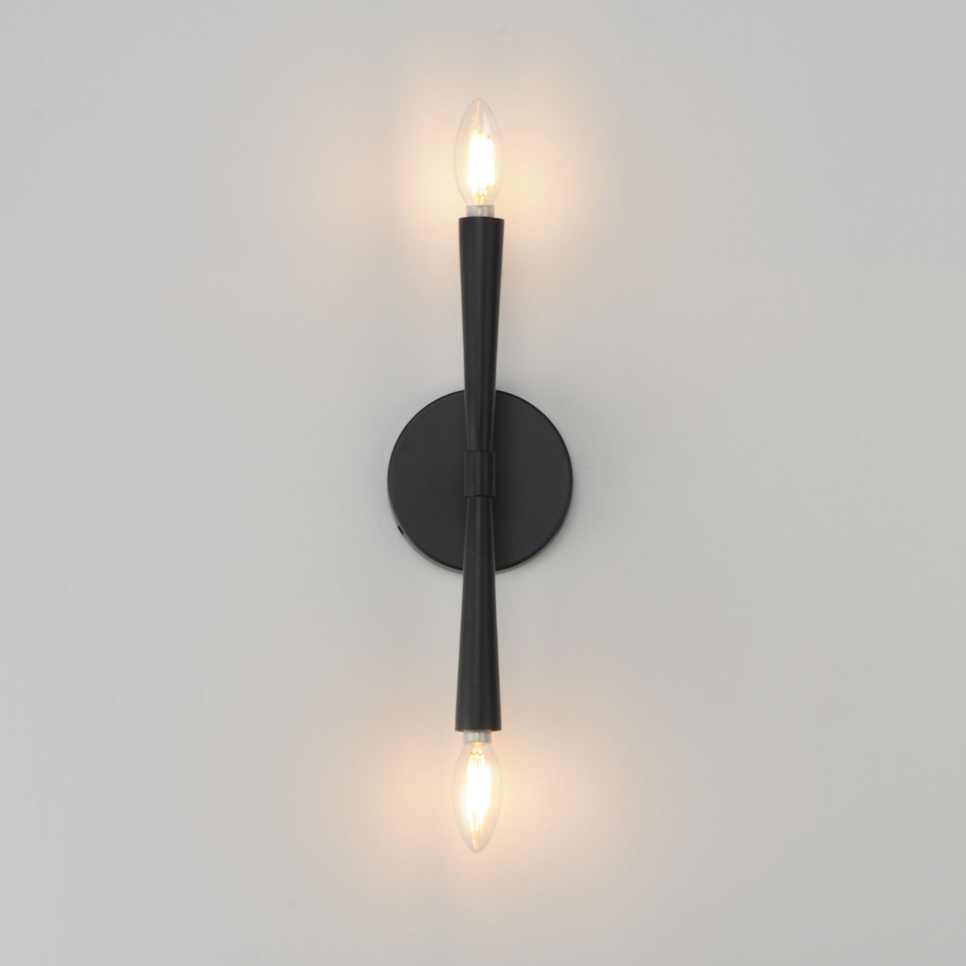 Rome 2-Light Wall Sconce Black by Maxim Lighting