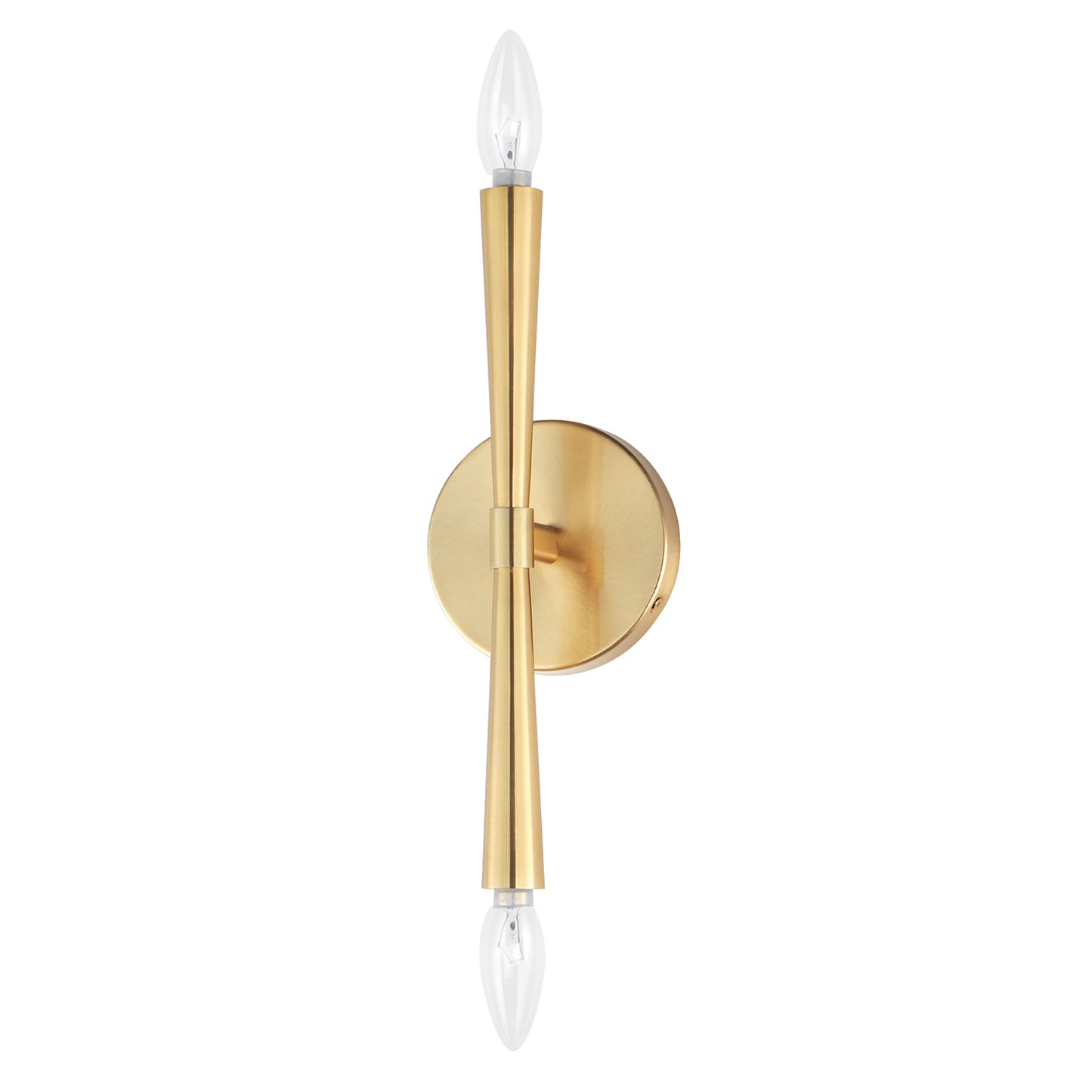 Rome 2-Light Wall Sconce Satin Brass by Maxim Lighting