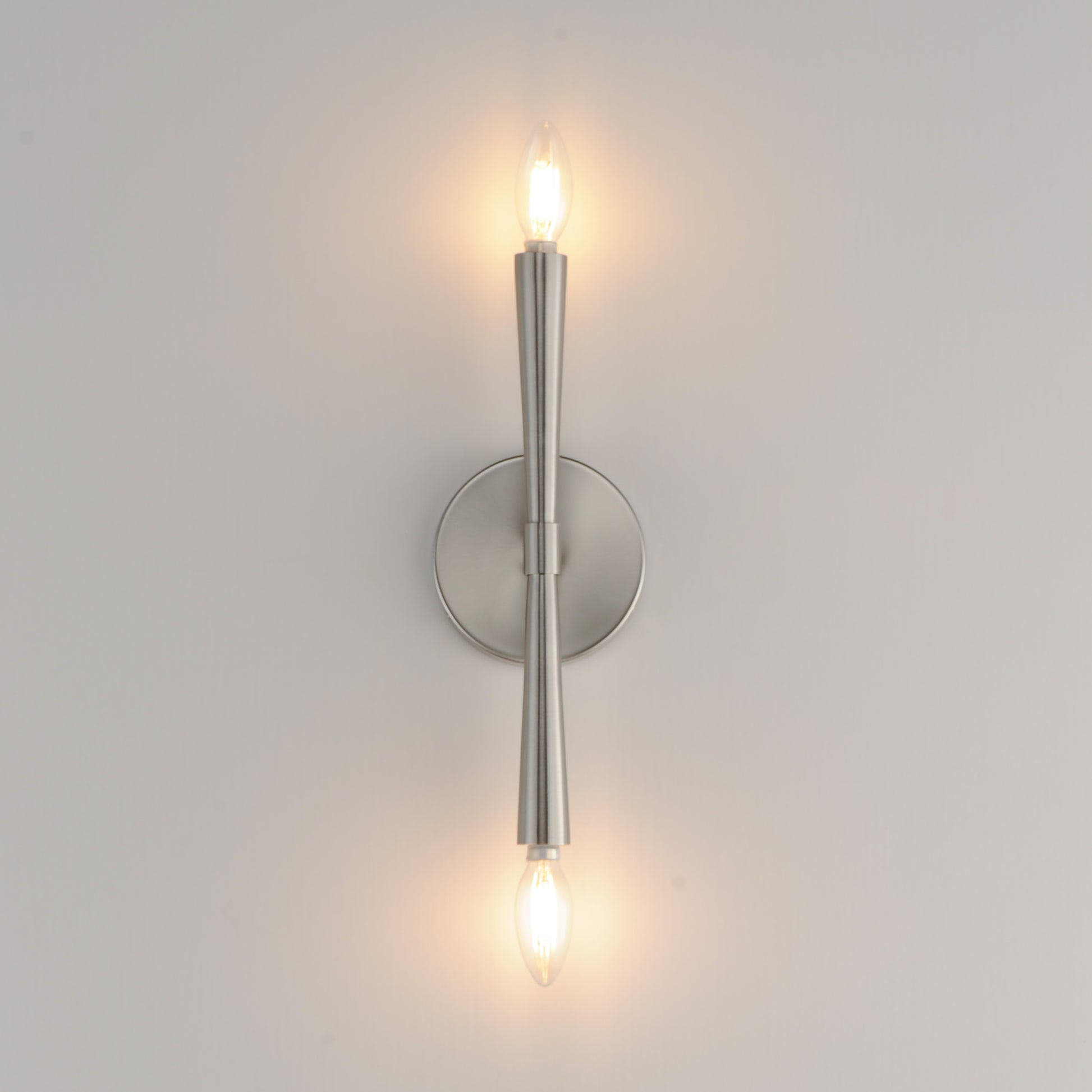 Rome 2-Light Wall Sconce Satin Nickel by Maxim Lighting