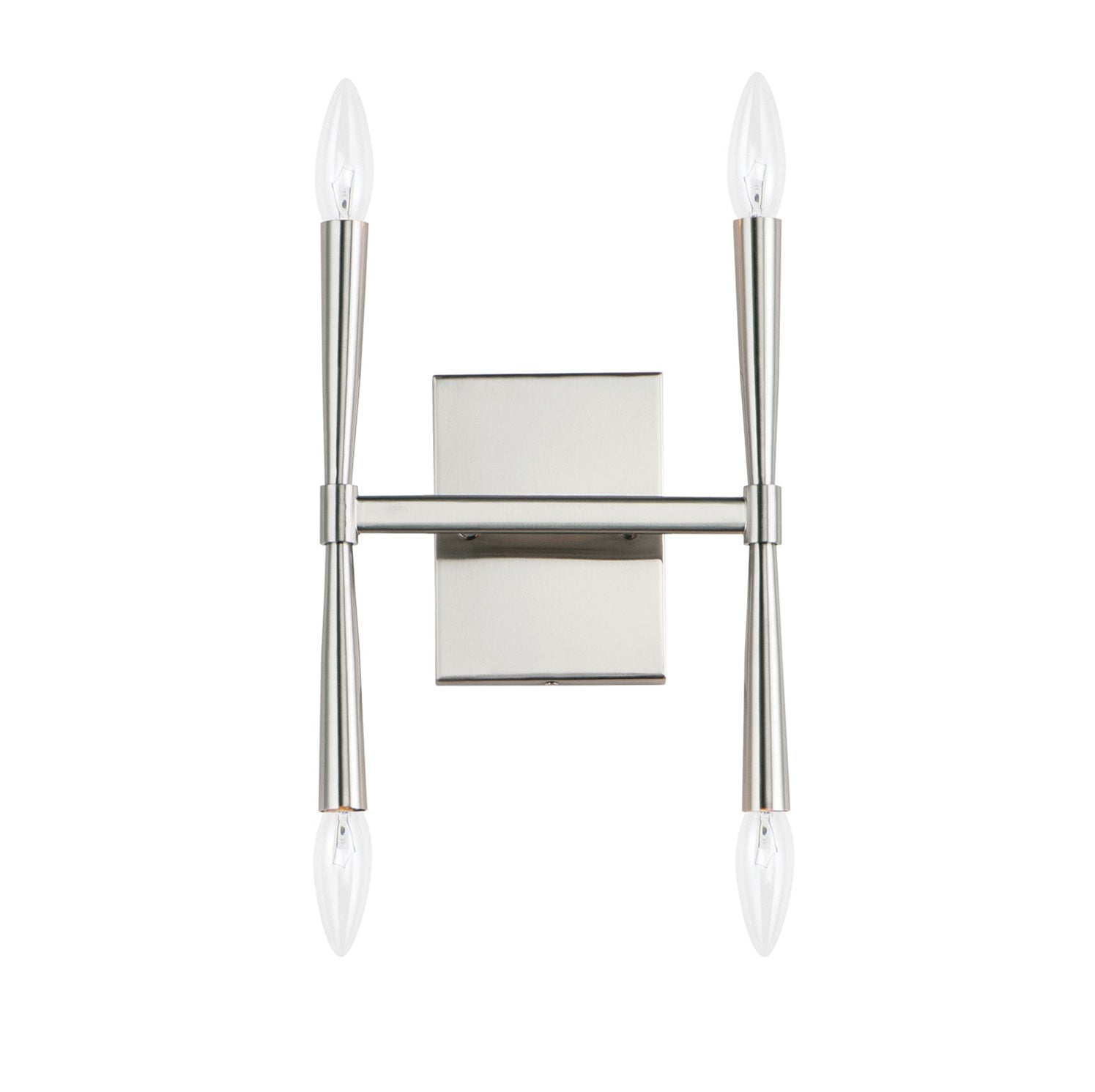 Rome 4-Light Wall Sconce Satin Nickel by Maxim Lighting