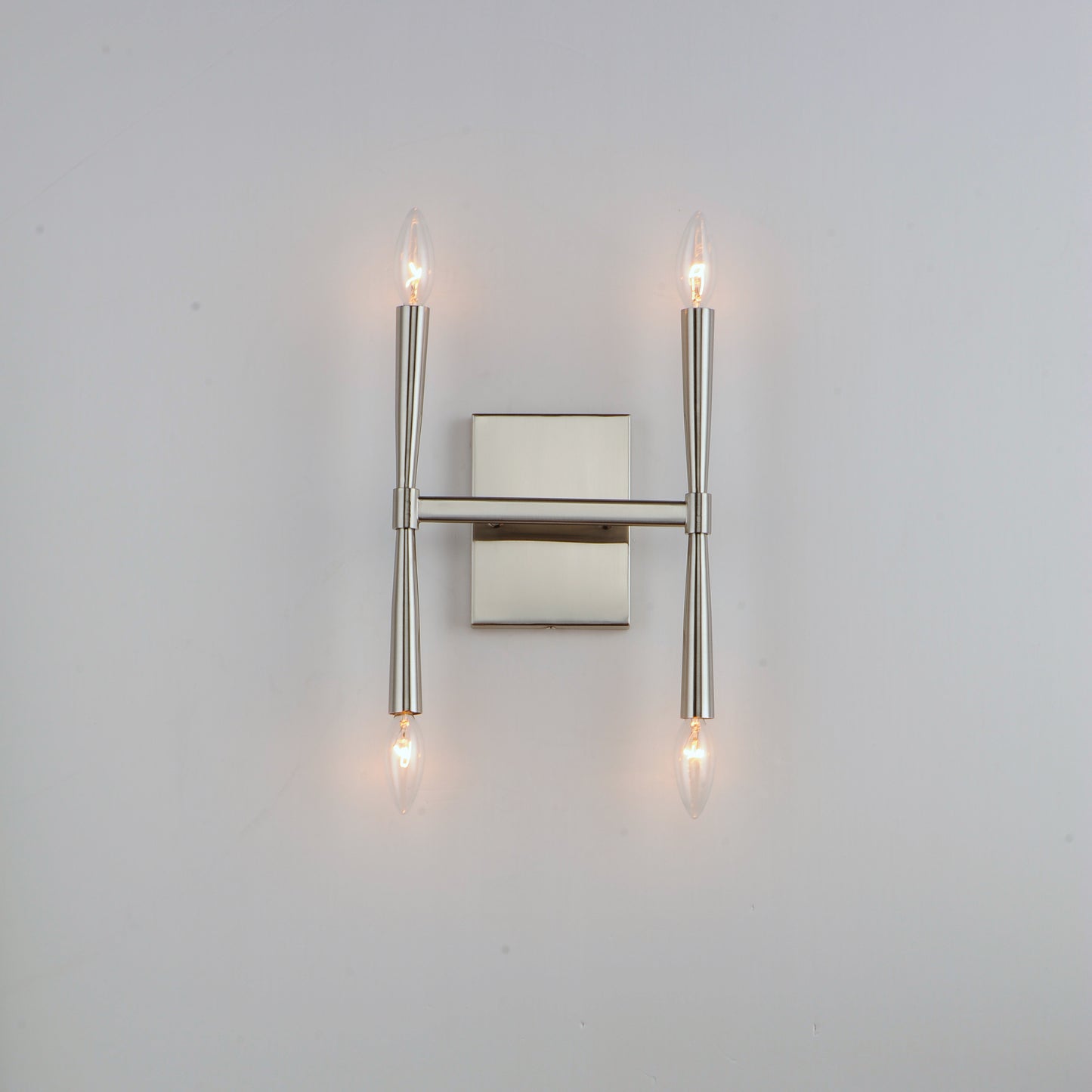 Rome 4-Light Wall Sconce Satin Nickel by Maxim Lighting