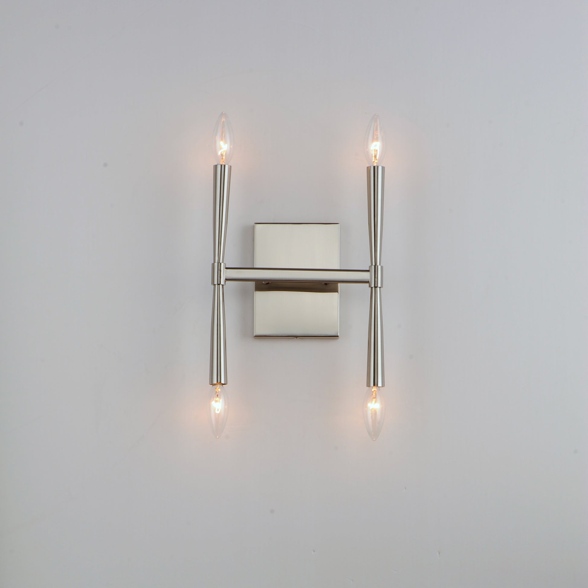 Rome 4-Light Wall Sconce Satin Nickel by Maxim Lighting