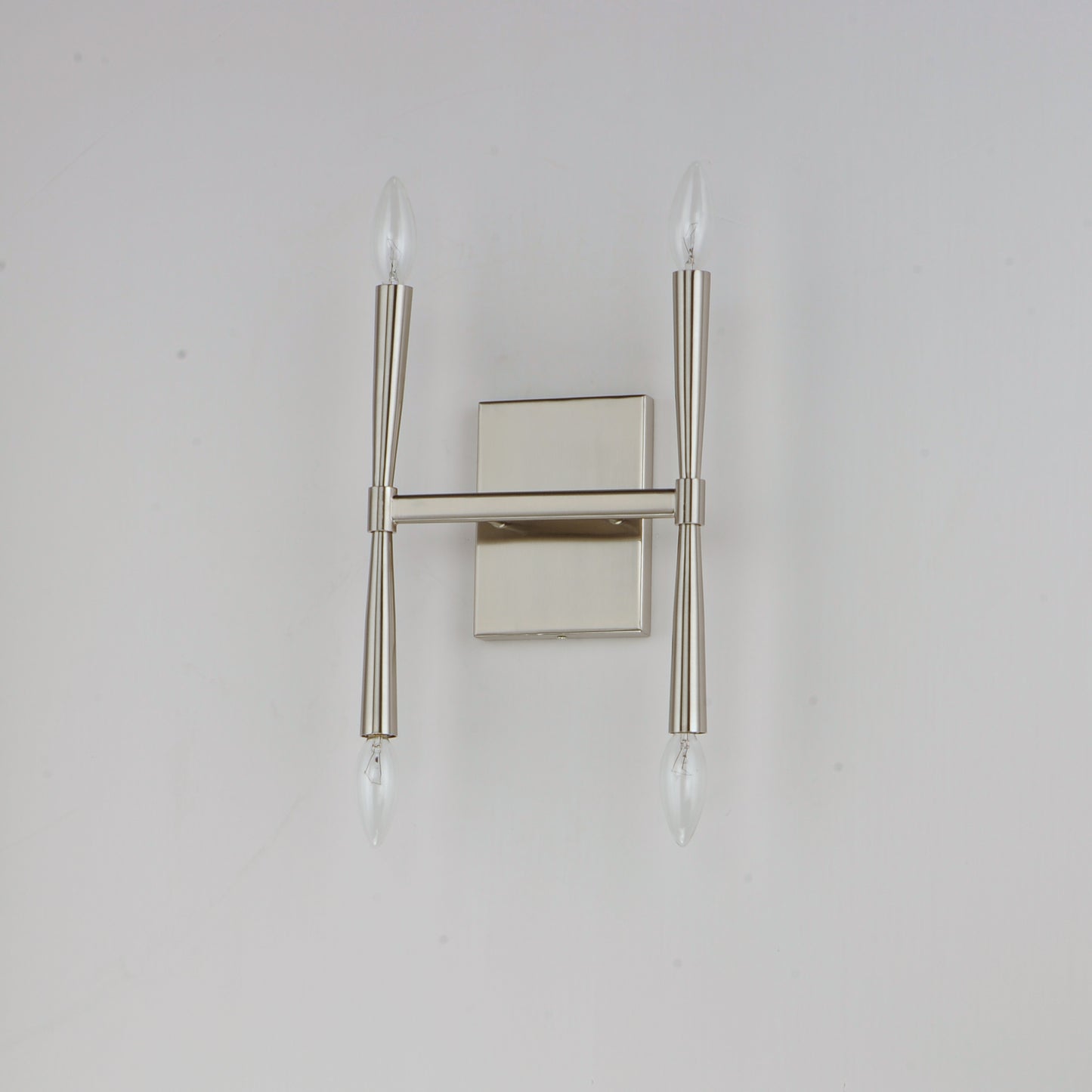 Rome 4-Light Wall Sconce Satin Nickel by Maxim Lighting