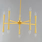 Rome 10-Light Chandelier Satin Brass by Maxim Lighting