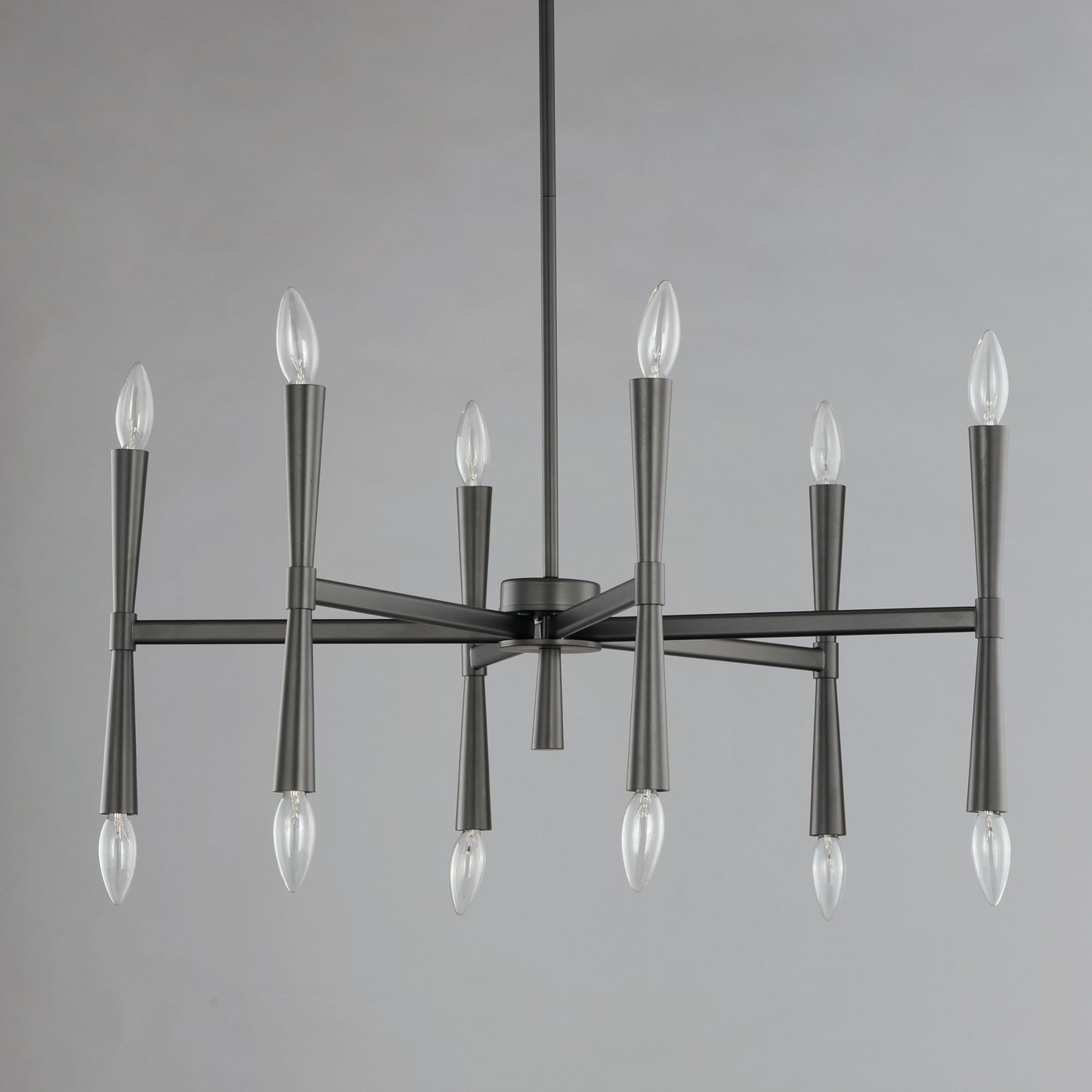 Rome 12-Light Chandelier Black by Maxim Lighting