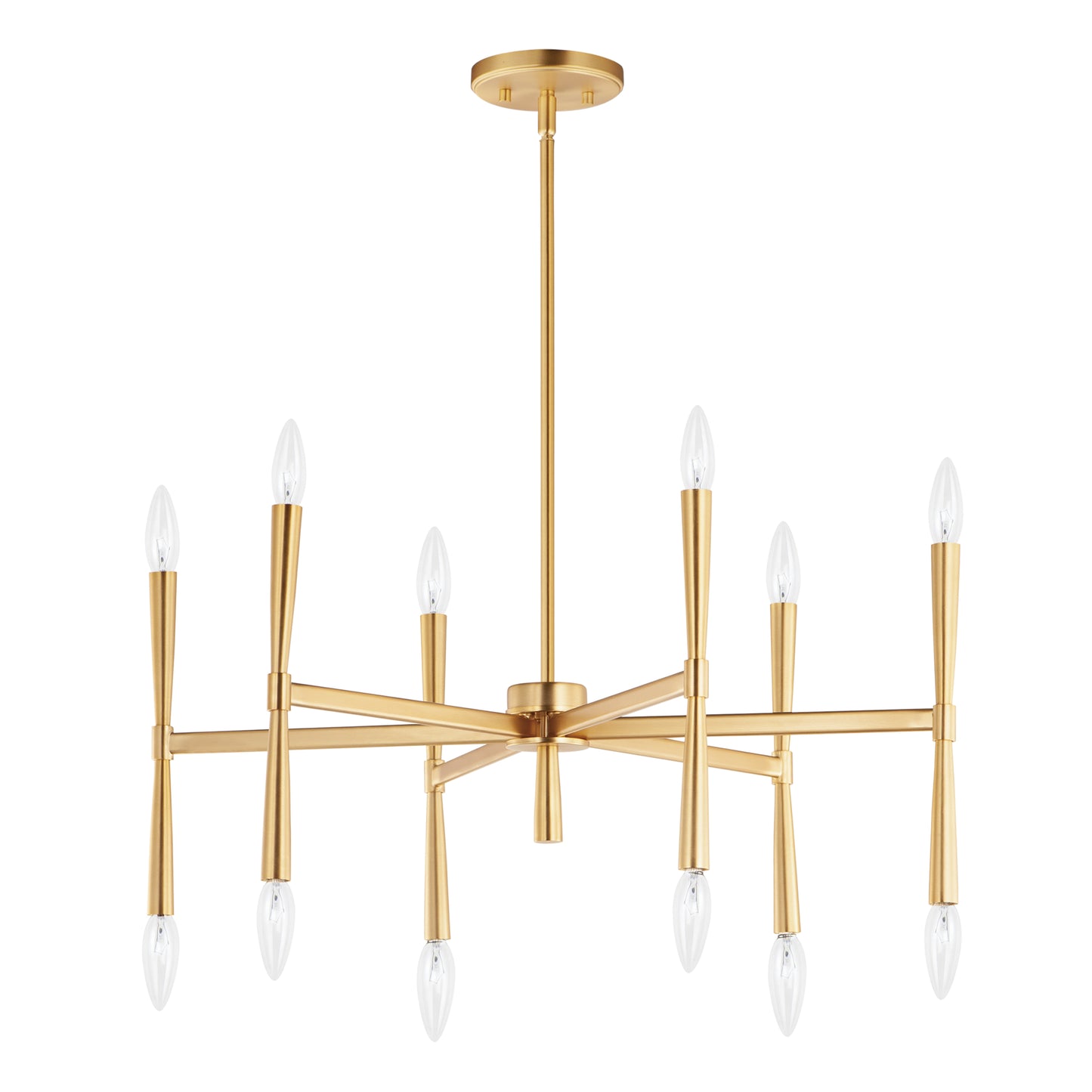 Rome 12-Light Chandelier Satin Brass by Maxim Lighting