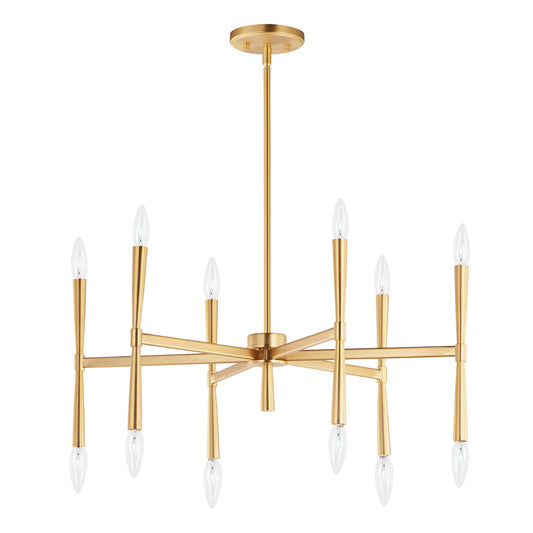 Rome 12-Light Chandelier Satin Brass by Maxim Lighting