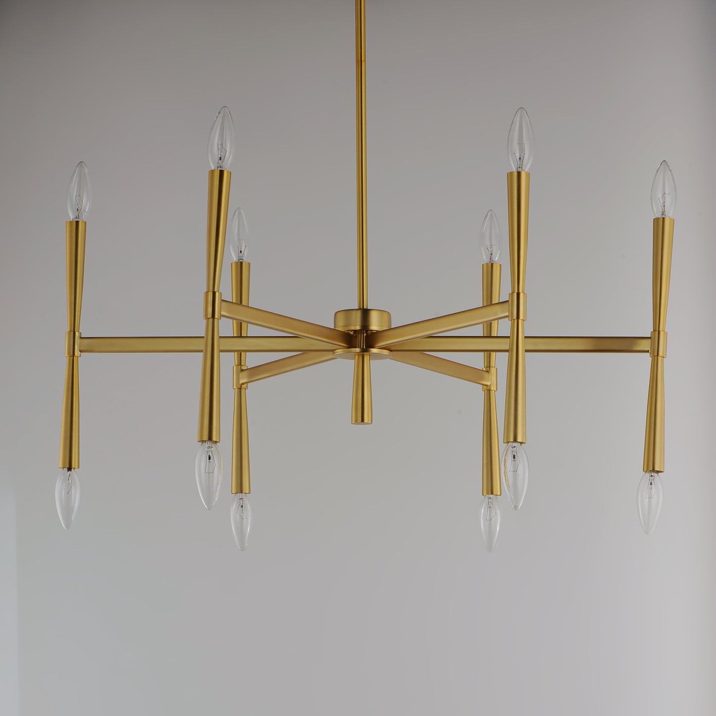Rome 12-Light Chandelier Satin Brass by Maxim Lighting