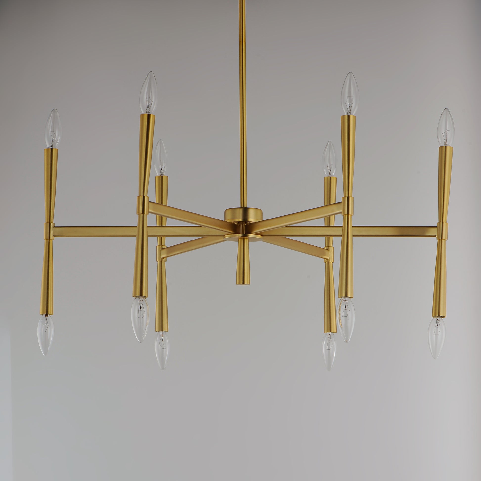 Rome 12-Light Chandelier Satin Brass by Maxim Lighting