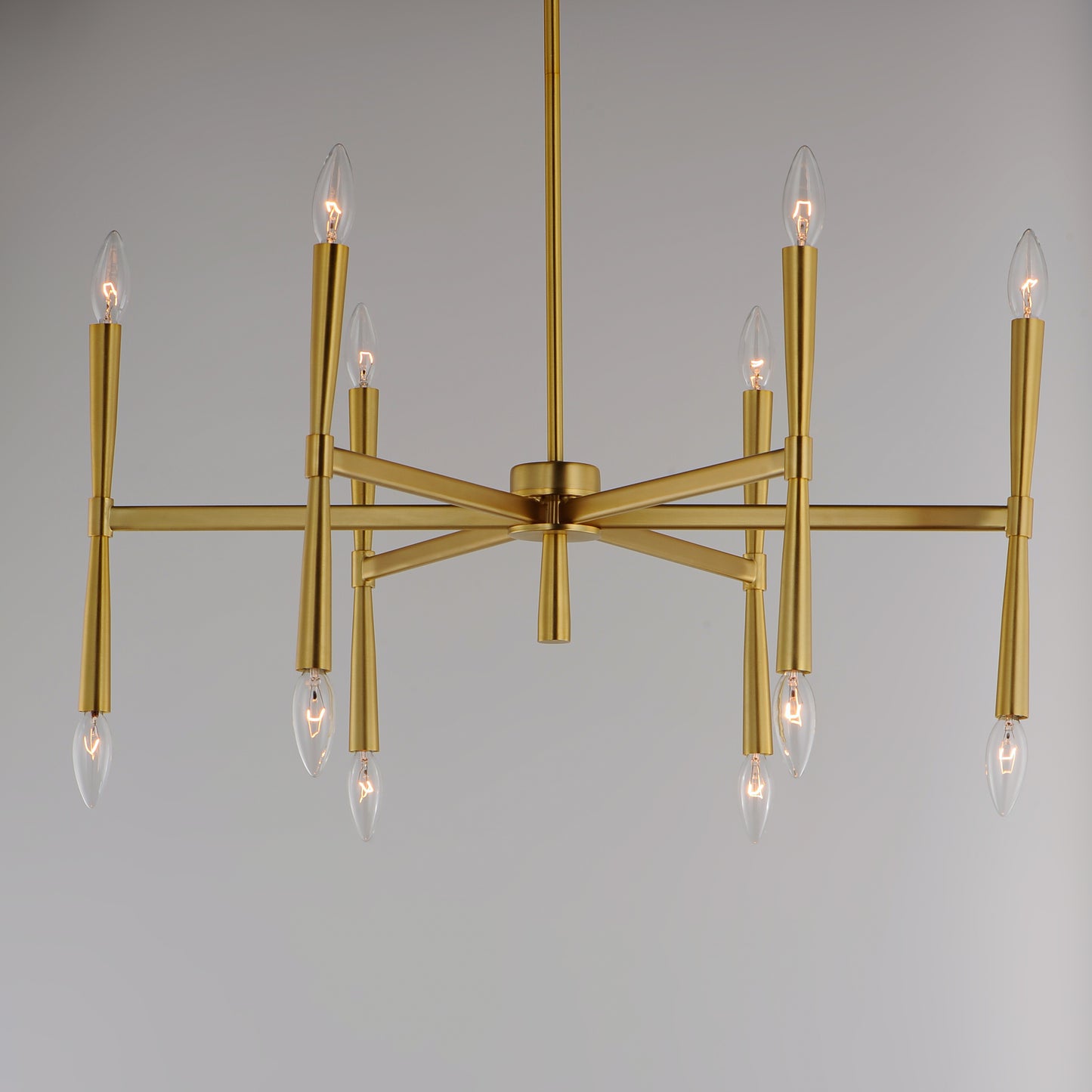 Rome 12-Light Chandelier Satin Brass by Maxim Lighting