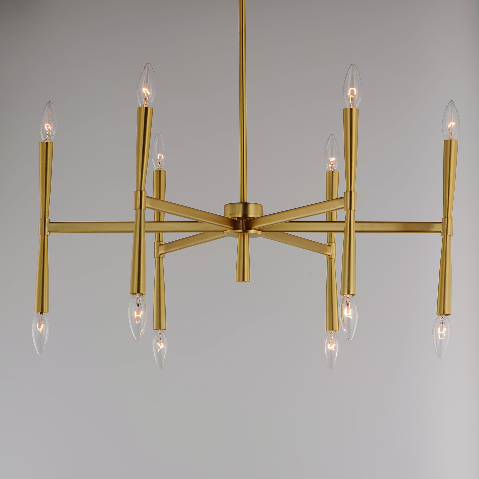Rome 12-Light Chandelier Satin Brass by Maxim Lighting