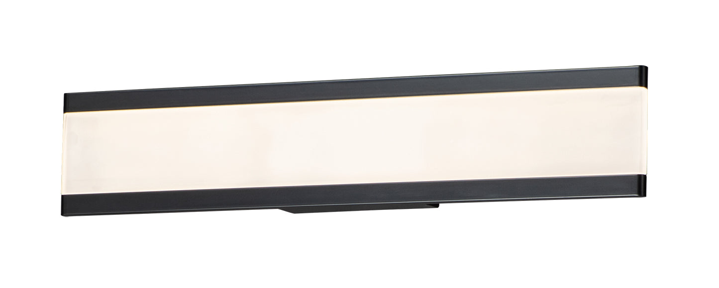 Visor 24" LED Wall Sconce Black by Maxim Lighting