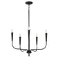 Vela 5-Light Chandelier Black by Maxim Lighting